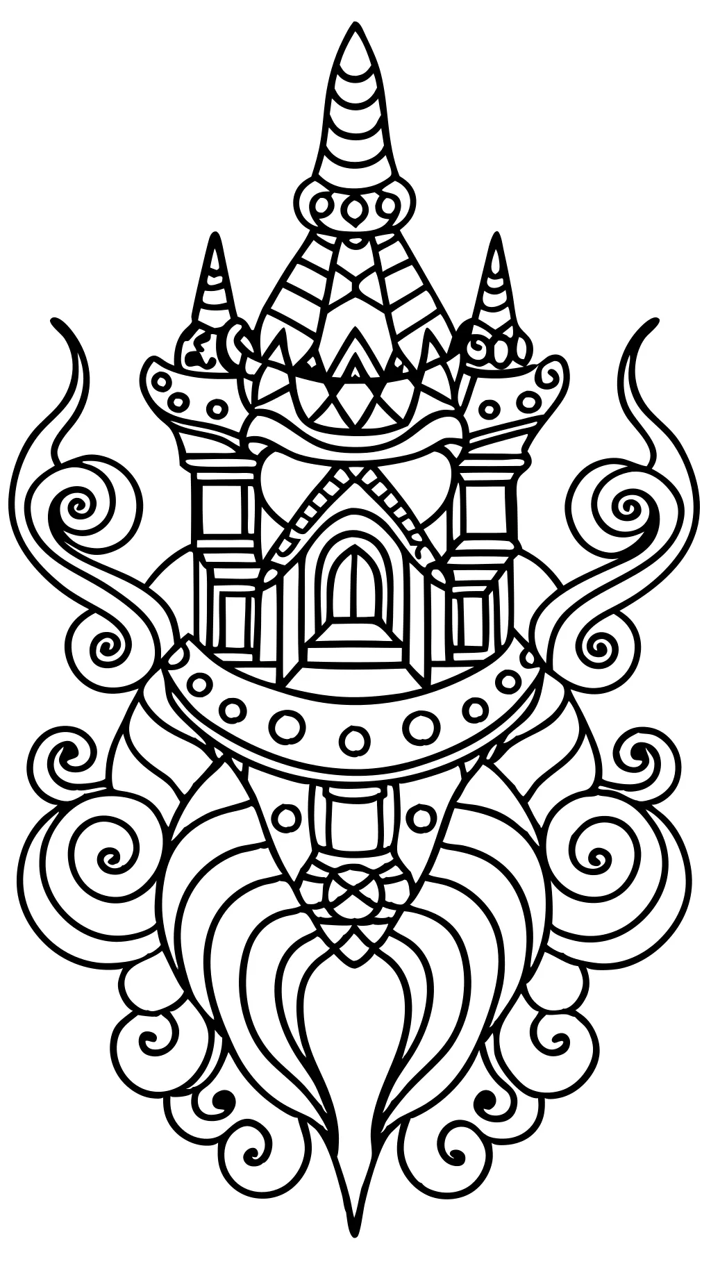 coloring pages trippy